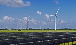 solar park, wind farm, renewable energy